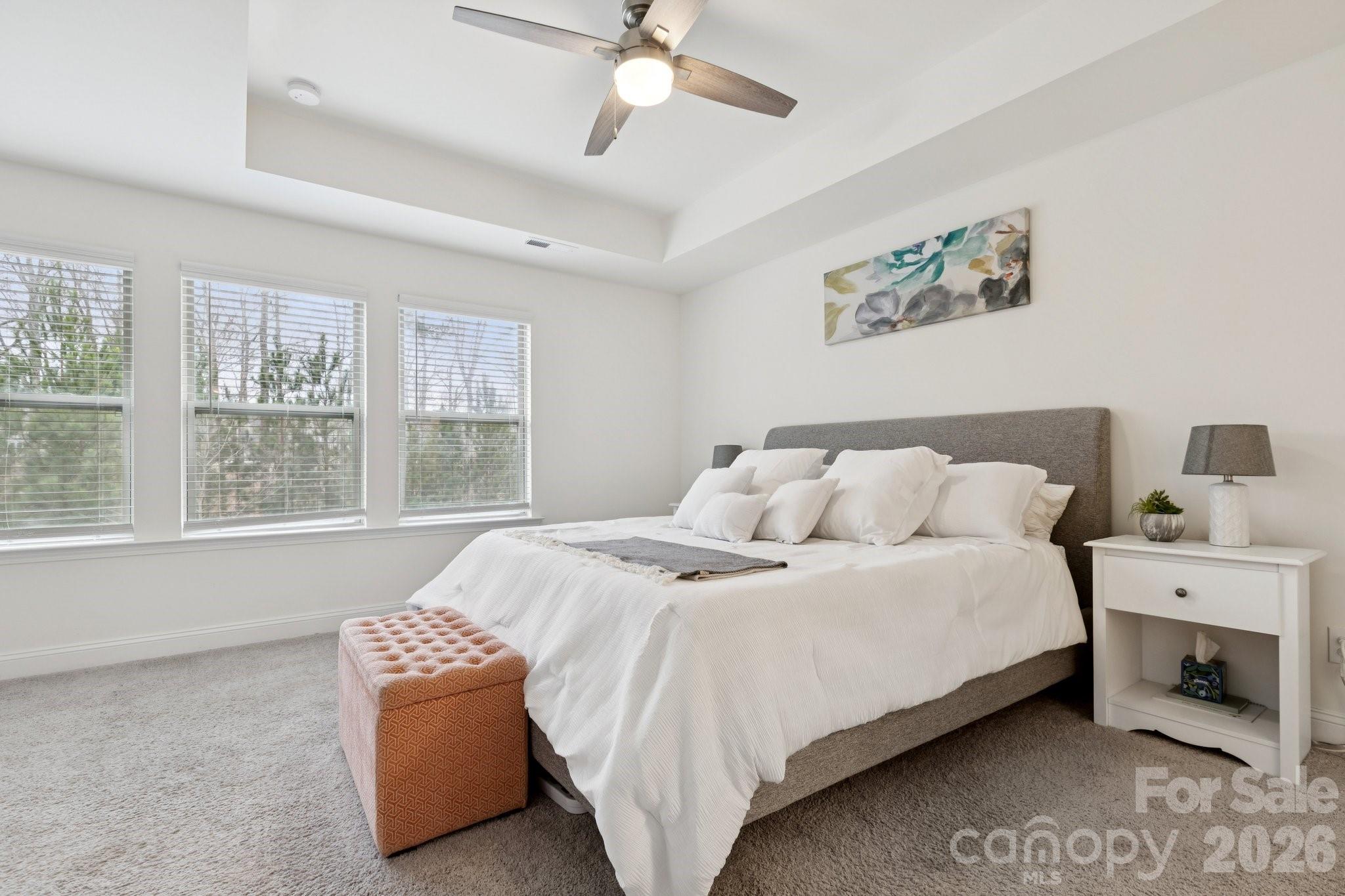 2081 Suttonview Road Fort Mill, SC 29708 - Photo 13 of 33 a bedroom with bed and a large window