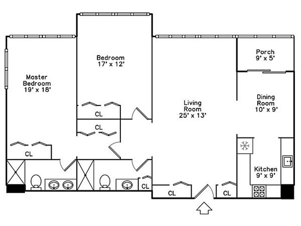 1731 Beacon Street, Unit 1110 Brookline, MA 02445 - Photo 15 of 24 a picture of a wall with a white wall and a white wall