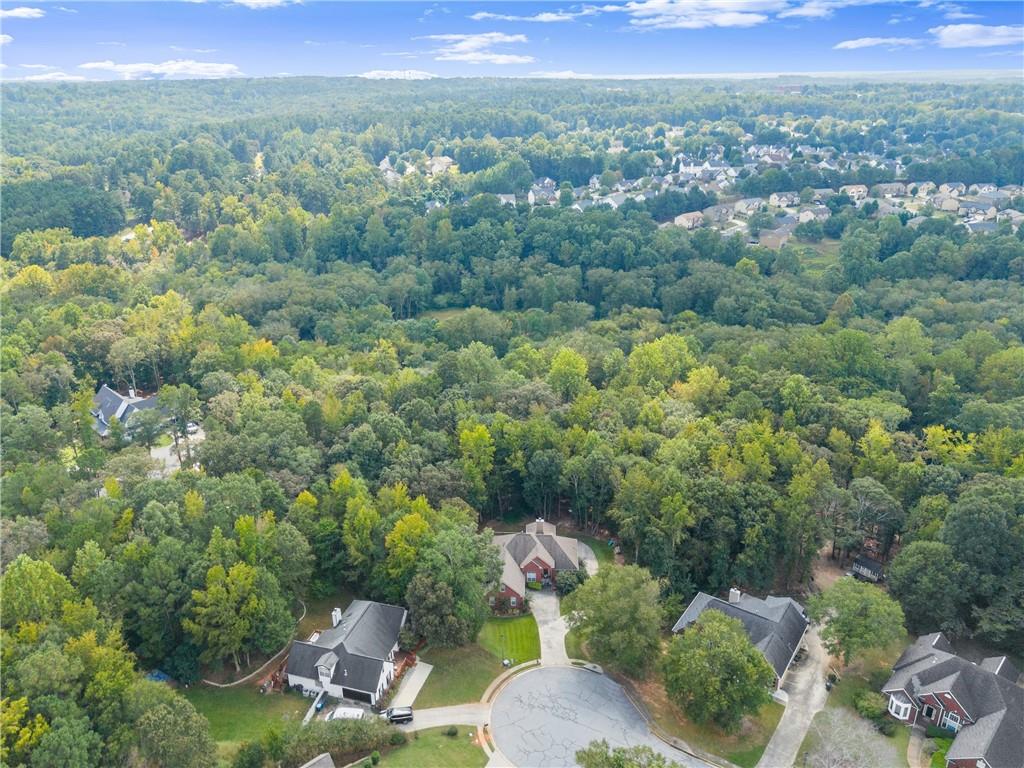 745 Roland Manor Drive Dacula, GA 30019 - Photo 60 of 63 a view of a city with lush green forest