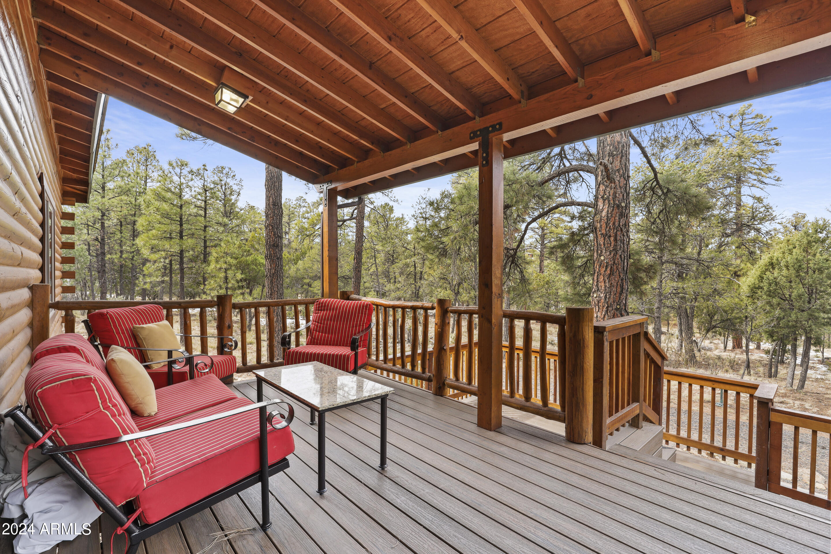 1534 Mainline Road Heber, AZ 85928 - Photo 24 of 40 Back deck pic 1