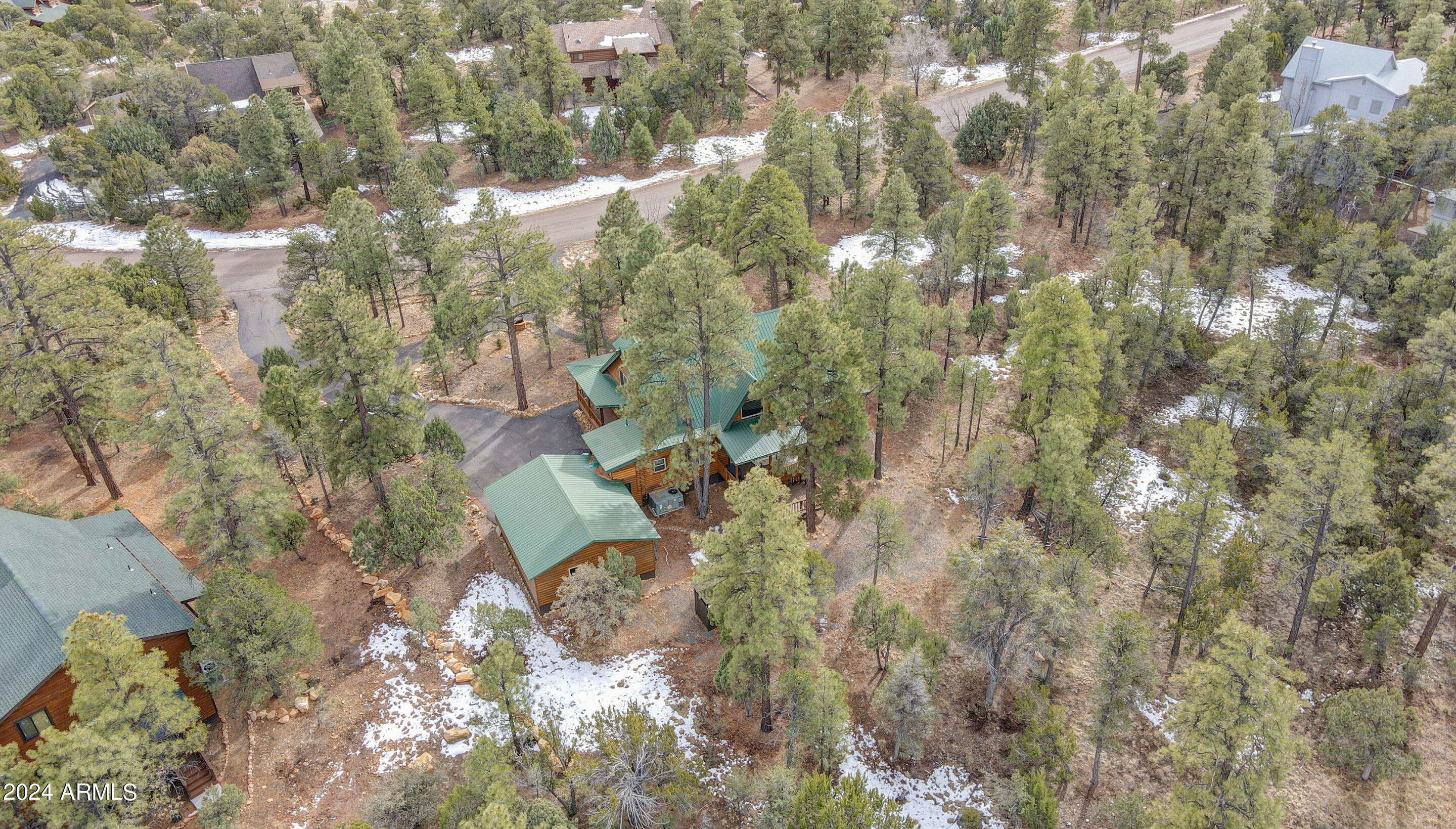 1534 Mainline Road Heber, AZ 85928 - Photo 40 of 40 Drone shot from behind home