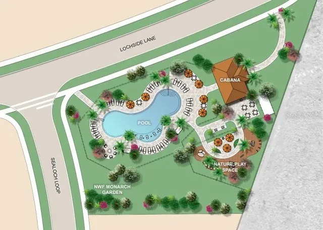 a view of lake with sunset