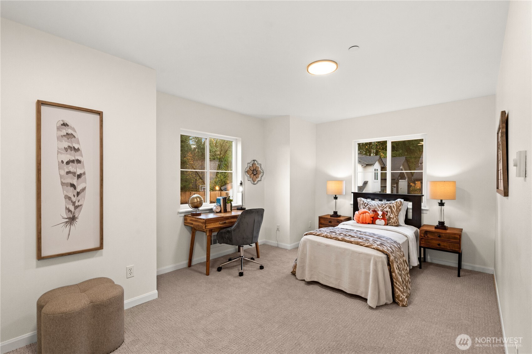 23202 Fitzgerald Road, Unit 2 Bothell, WA 98021 - Photo 15 of 20 a bedroom with furniture and a window