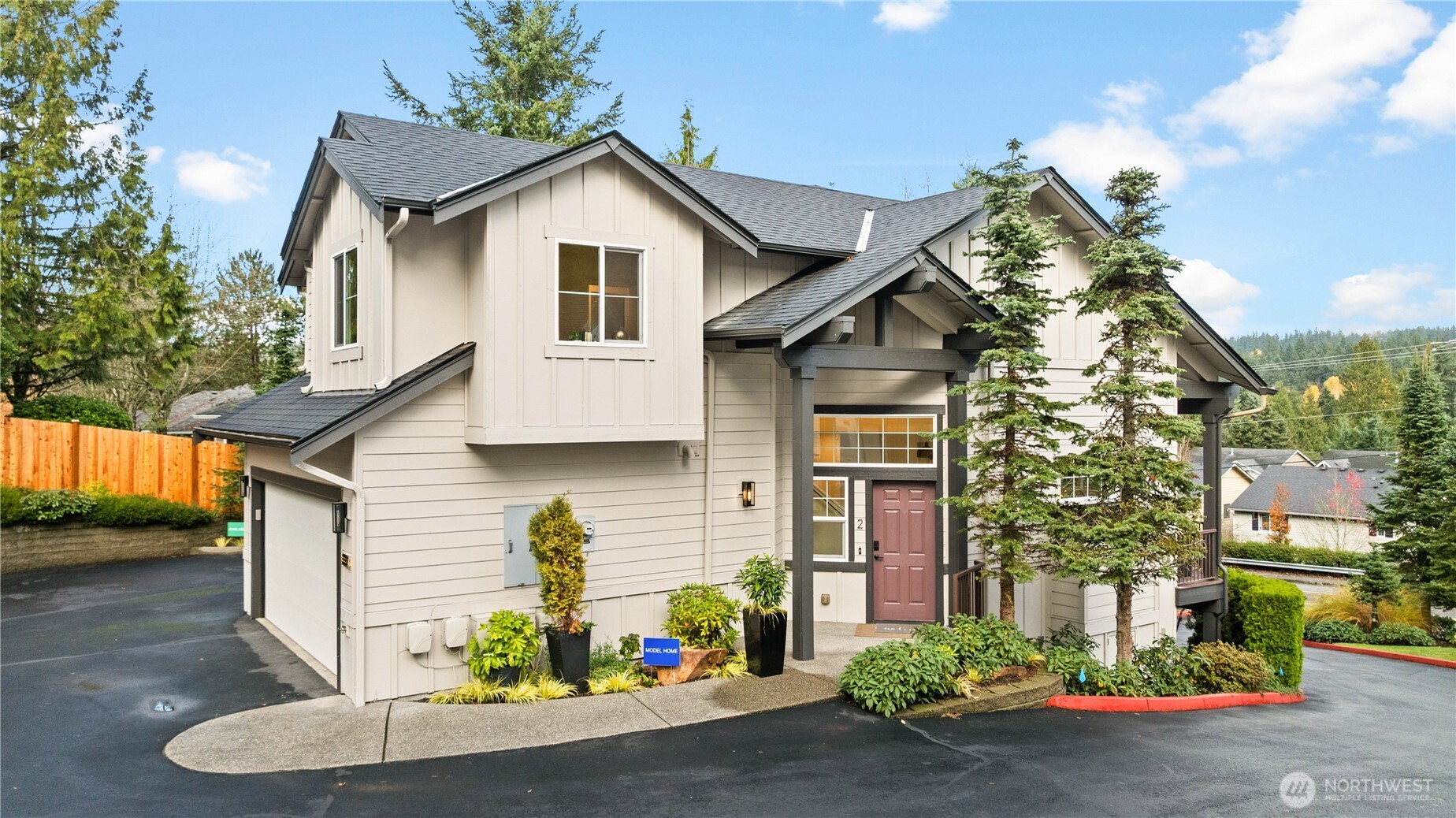 23202 Fitzgerald Road, Unit 2 Bothell, WA 98021 - Photo 20 of 20 a front view of a house with a yard