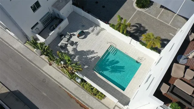 a view of ocean with boats