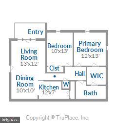 8353 Dunham Court, Unit 648 Springfield, VA 22152 - Photo 33 of 33 Unit floor plan