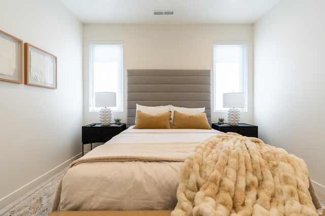 5355 Cyan Lane St. George, UT 84790 - Photo 26 of 39 Recessed lighting illuminates neutral walls and wood-finish flooring