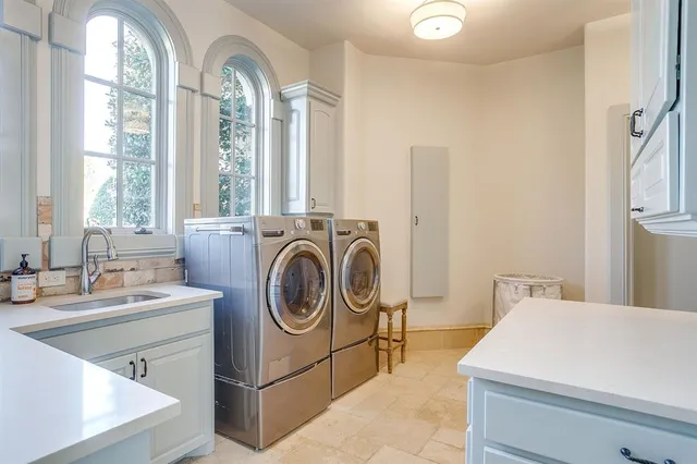 a room with furniture and a flat screen tv