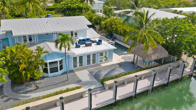 a view of a street with sitting area