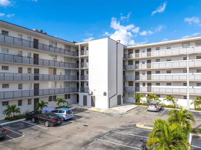 a front view of a building