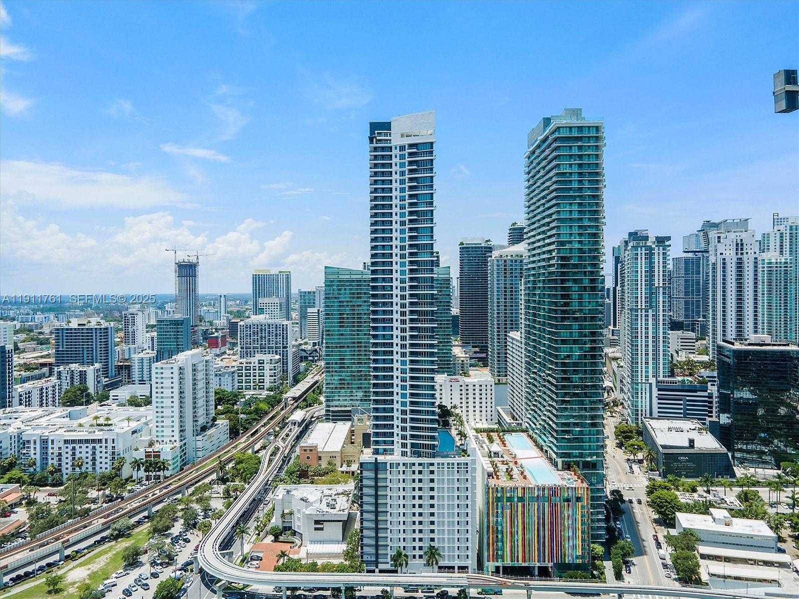 60 Southwest 13th Street, Unit 2119 Miami, FL 33130 - Photo 12 of 23 a view of city with tall buildings