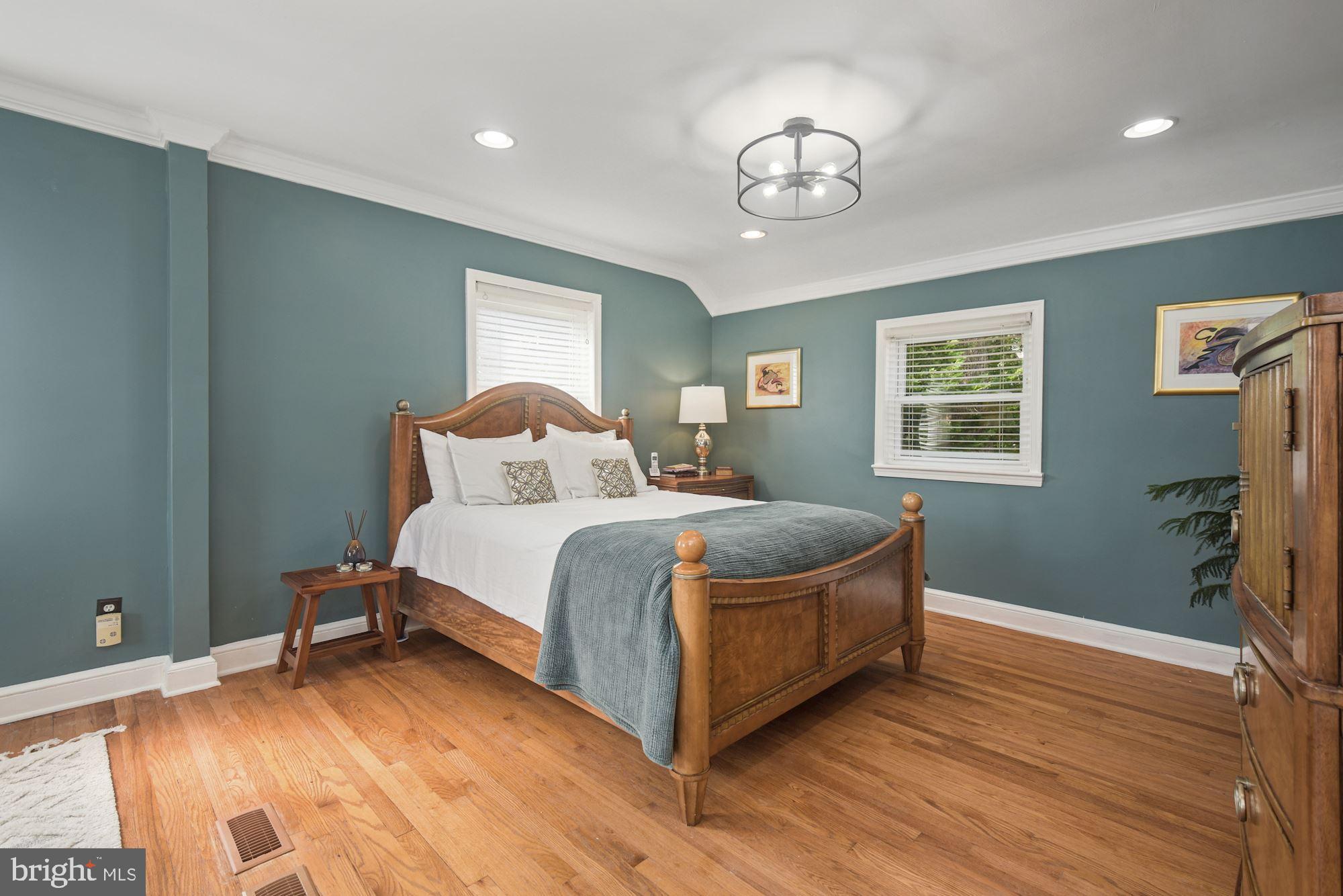 205 West Cameron Road Falls Church, VA 22046 - Photo 20 of 36 Large Primary Bedroom with hardwood floors