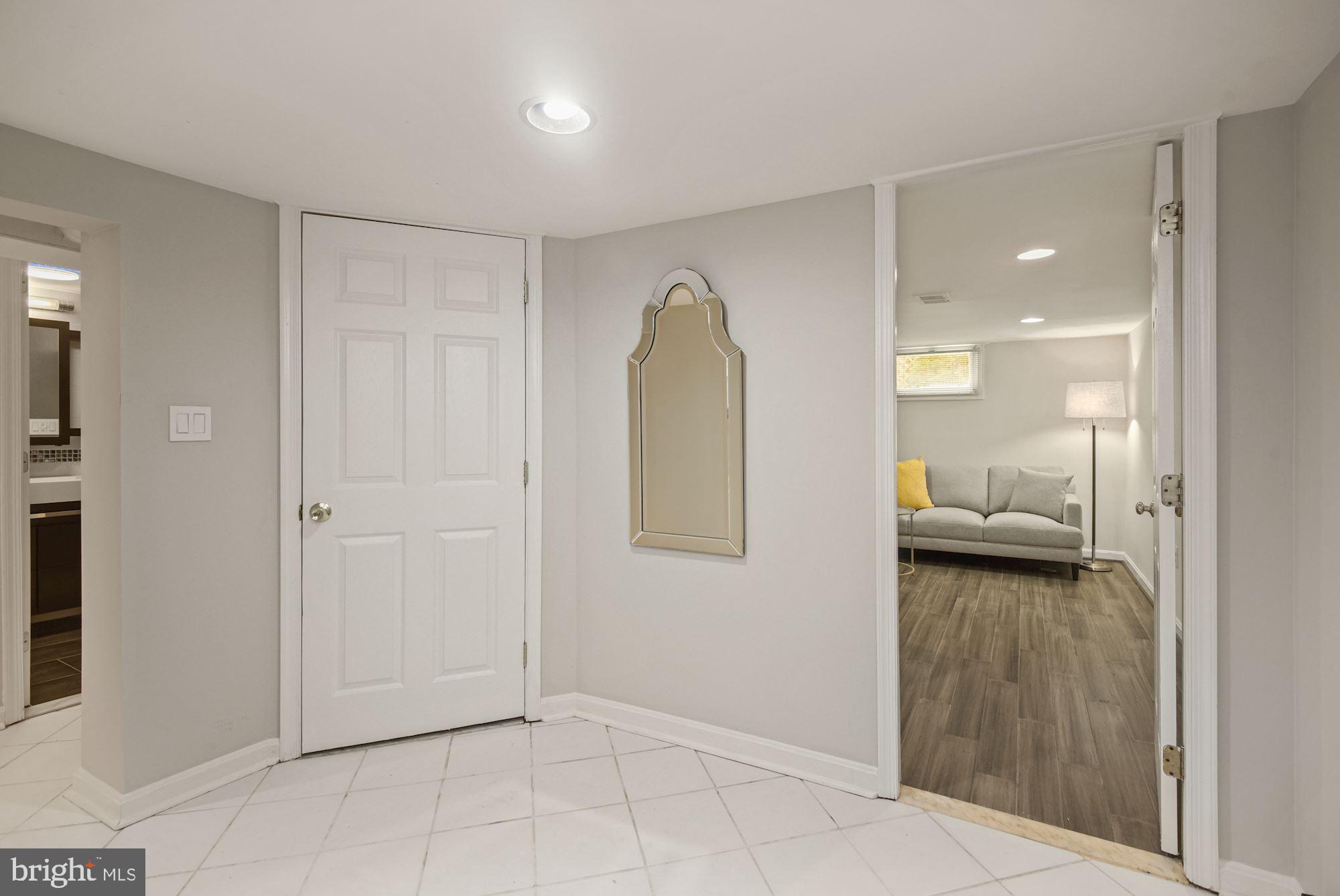 205 West Cameron Road Falls Church, VA 22046 - Photo 23 of 36 Lower Level foyer area, showing 3rd bd/bonus room