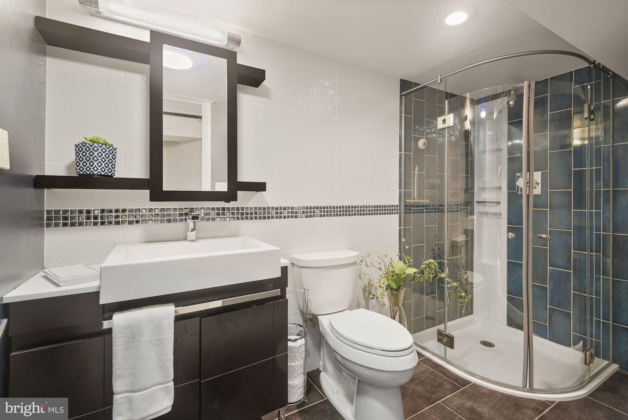 205 West Cameron Road Falls Church, VA 22046 - Photo 25 of 36 Lower Level Full Shower Stall bathroom