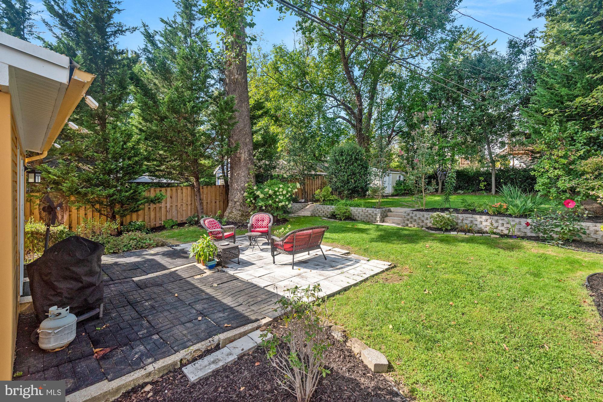205 West Cameron Road Falls Church, VA 22046 - Photo 27 of 36 Beautiful oasis of a back yard; tiered space