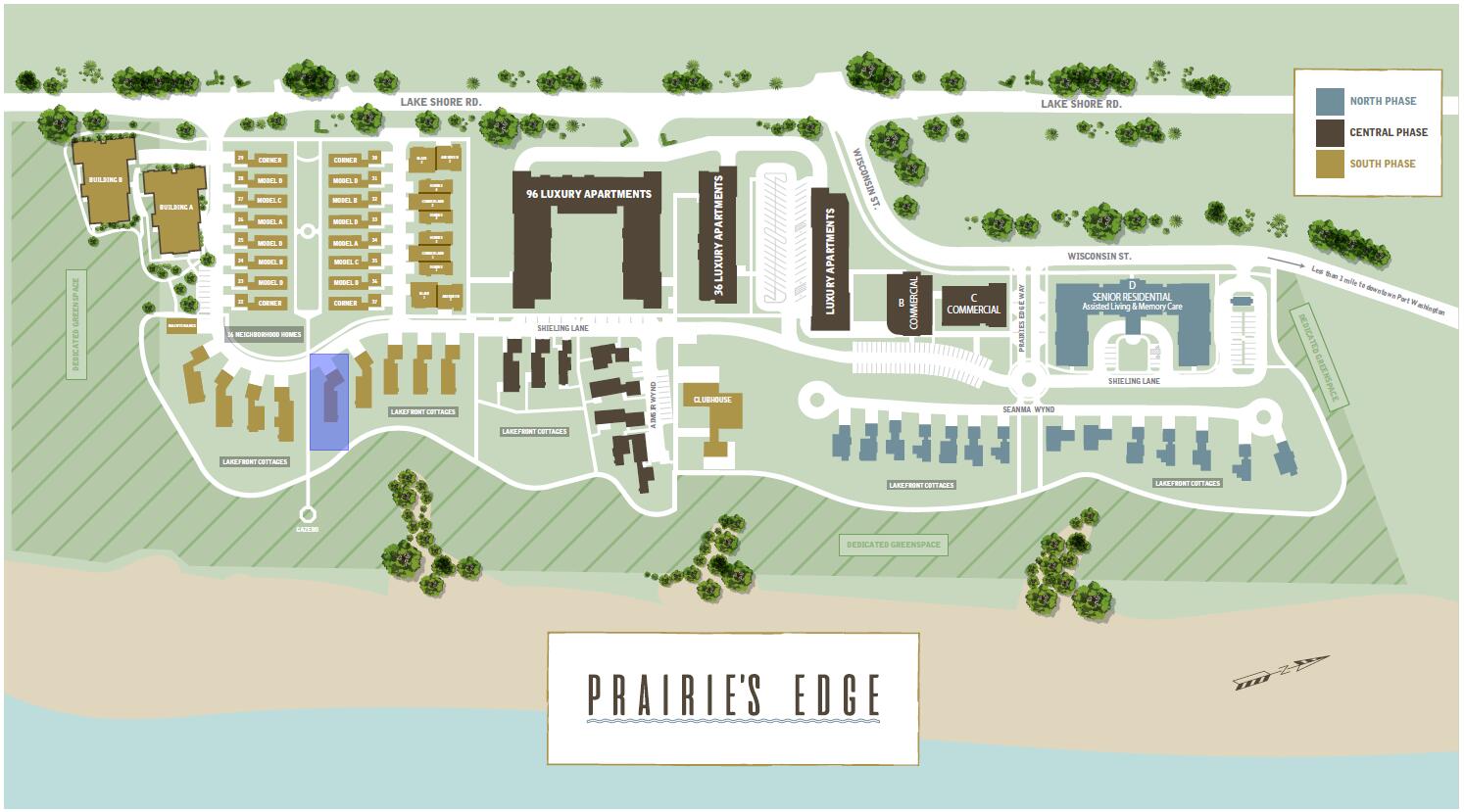 1216 Shieling Ln Port, Unit LT21 Port Washington, WI 53074 - Photo 9 of 11 Site plan image