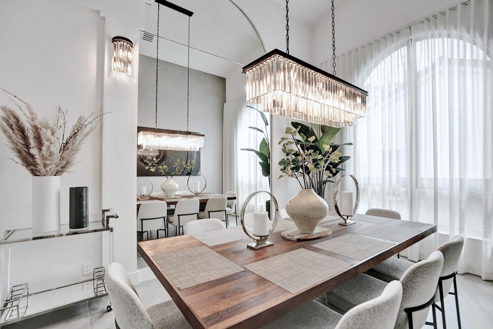 3222 Ridge Trace Davie, FL 33328 - Photo 14 of 77 a view of a dining room with furniture and a chandelier