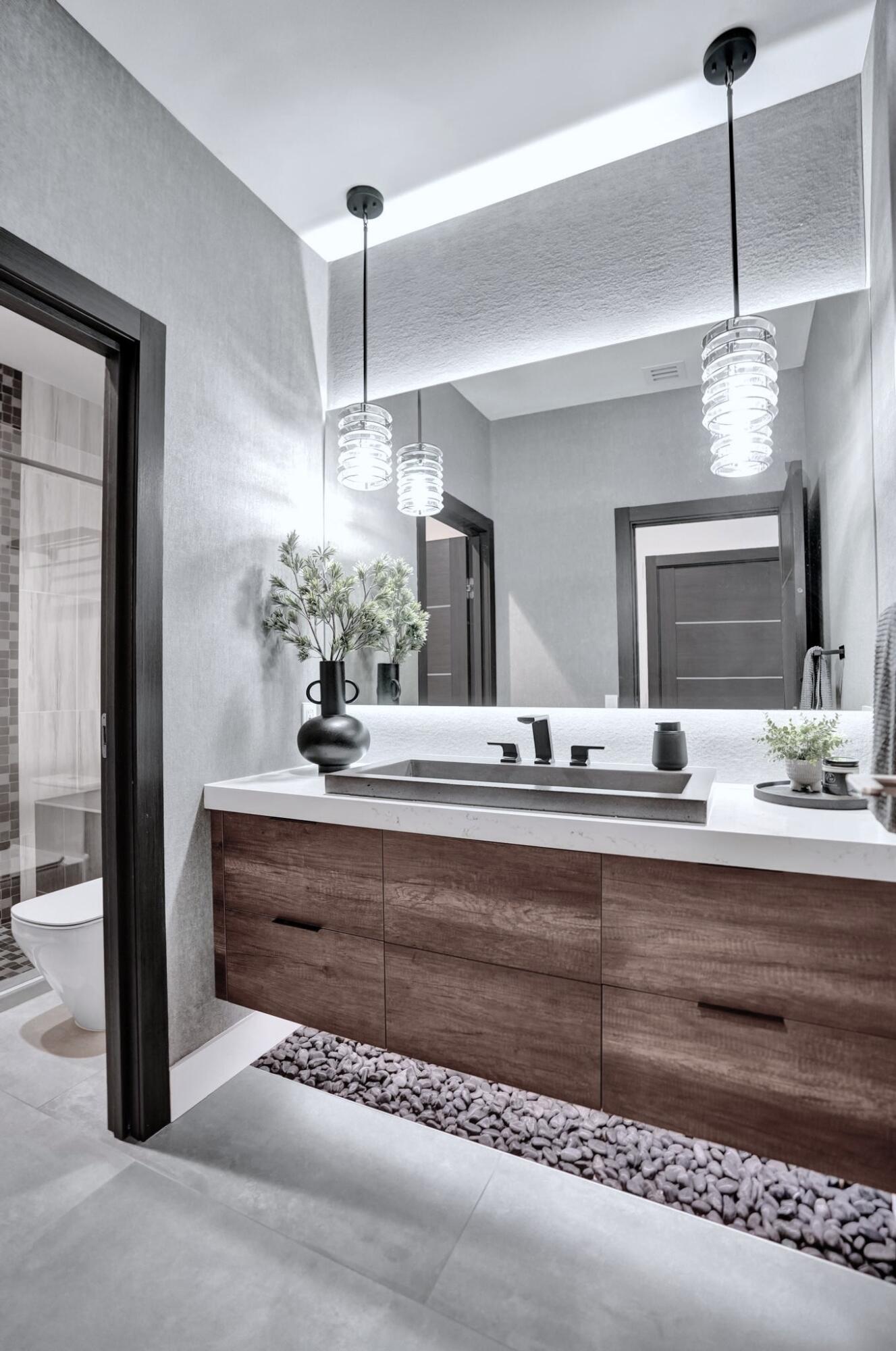 3222 Ridge Trace Davie, FL 33328 - Photo 28 of 77 a view of living room with granite countertop furniture and a chandelier