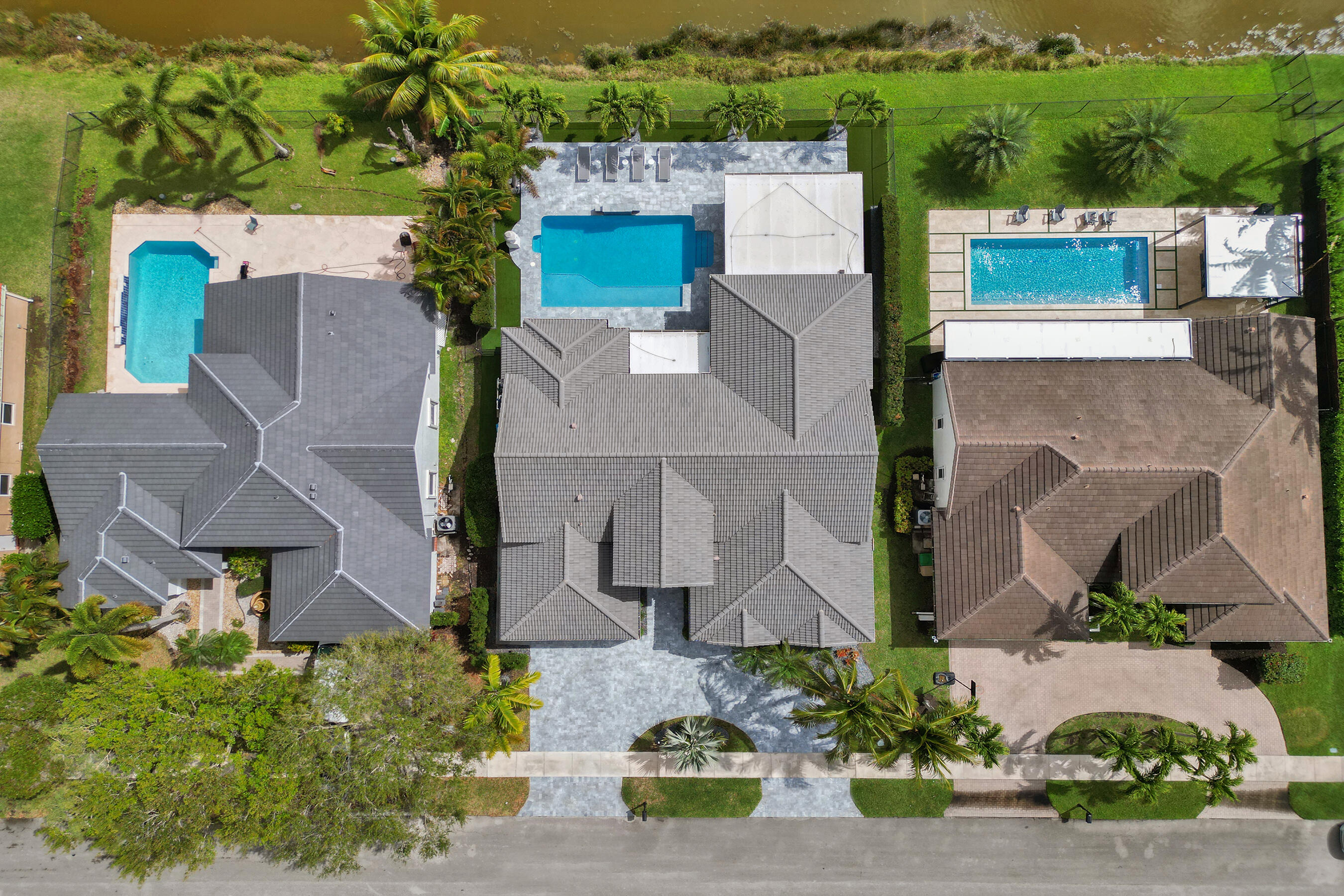 3222 Ridge Trace Davie, FL 33328 - Photo 71 of 77 an aerial view of a house with a garden