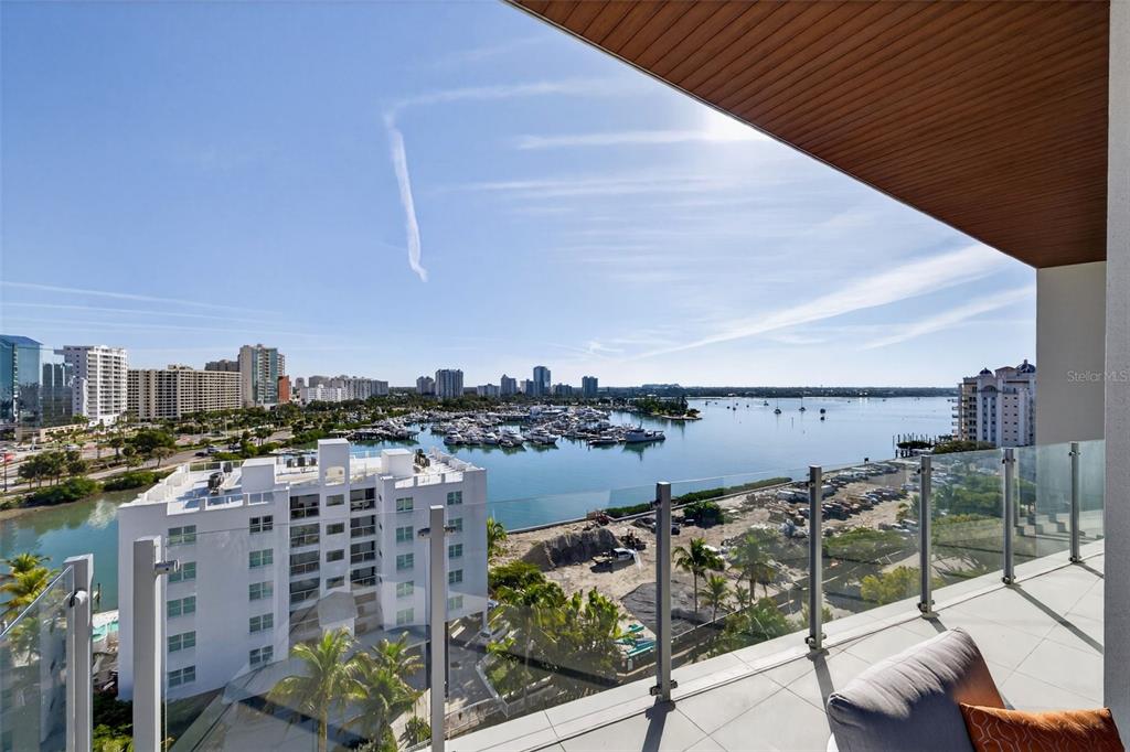 111 Golden Gate Point, Unit 802PH Sarasota, FL 34236 - Photo 21 of 55 a view of a balcony with city view