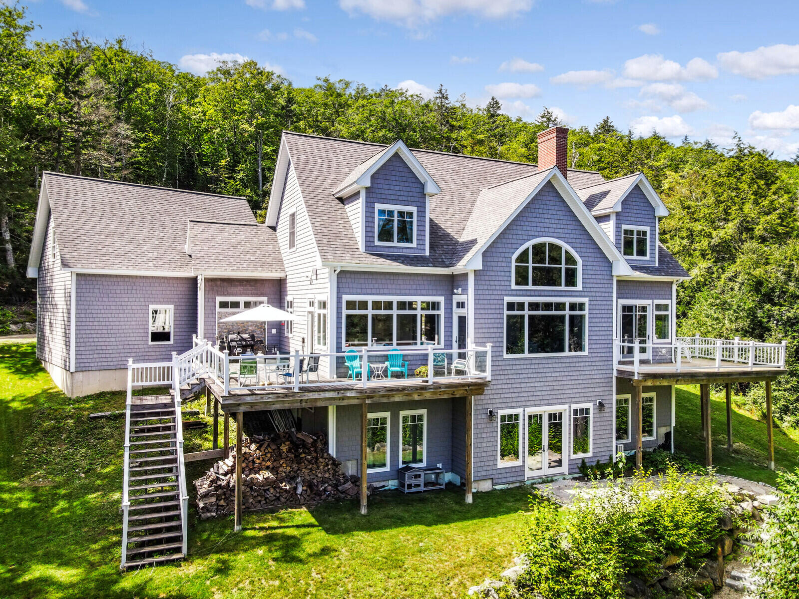 76 Fitts Mountain Road Dedham, ME 04429 - Photo 5 of 64 Back of Home