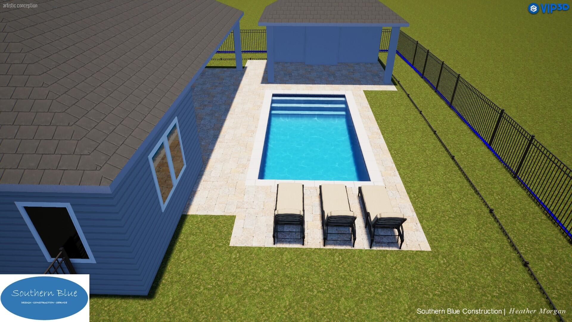 298 Lafayette Road Watersound, FL 32461 - Photo 77 of 81 Pool Rendering 1
