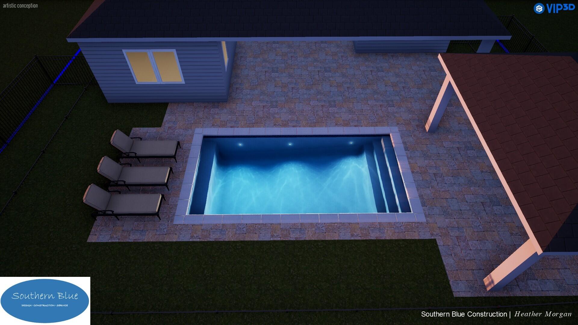 298 Lafayette Road Watersound, FL 32461 - Photo 78 of 81 Pool Rendering 2