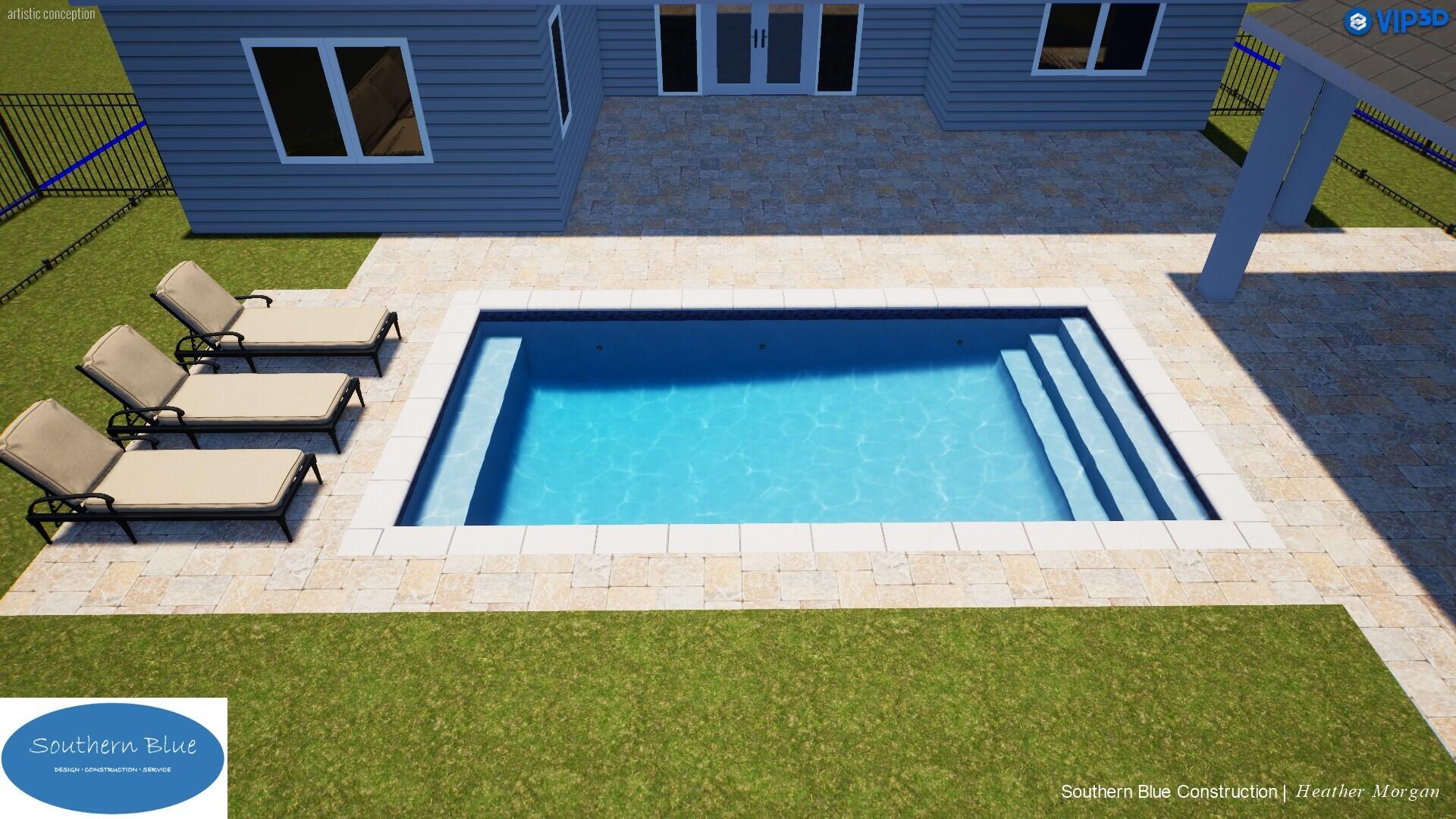 298 Lafayette Road Watersound, FL 32461 - Photo 80 of 81 Pool Rendering 4