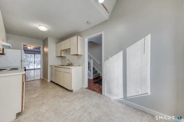 a room with storage and utility