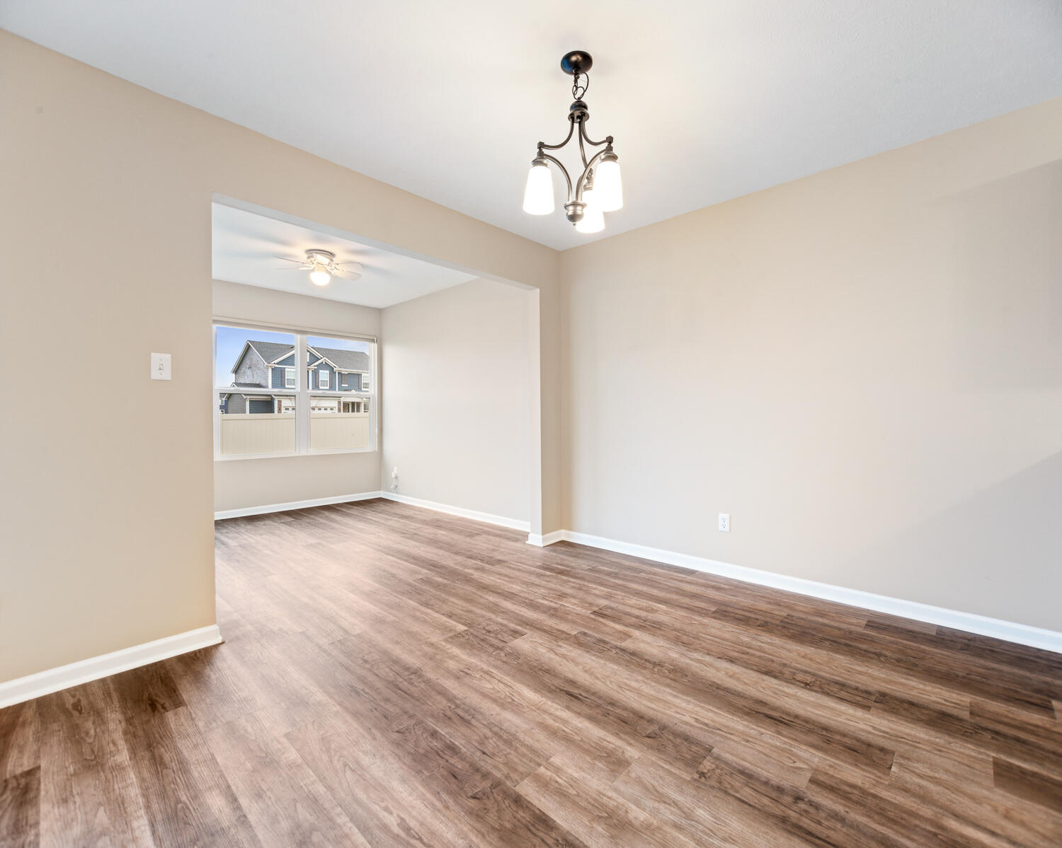 515 East 117th Place Crown Point, IN 46307 - Photo 19 of 35 wooden floor in an empty room