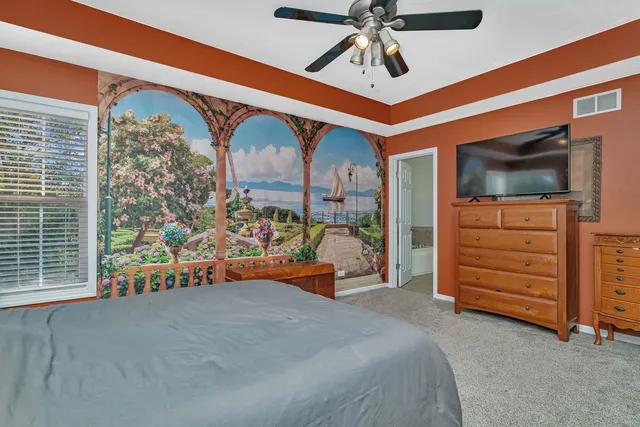 a bathroom with a sink double vanity and a mirror