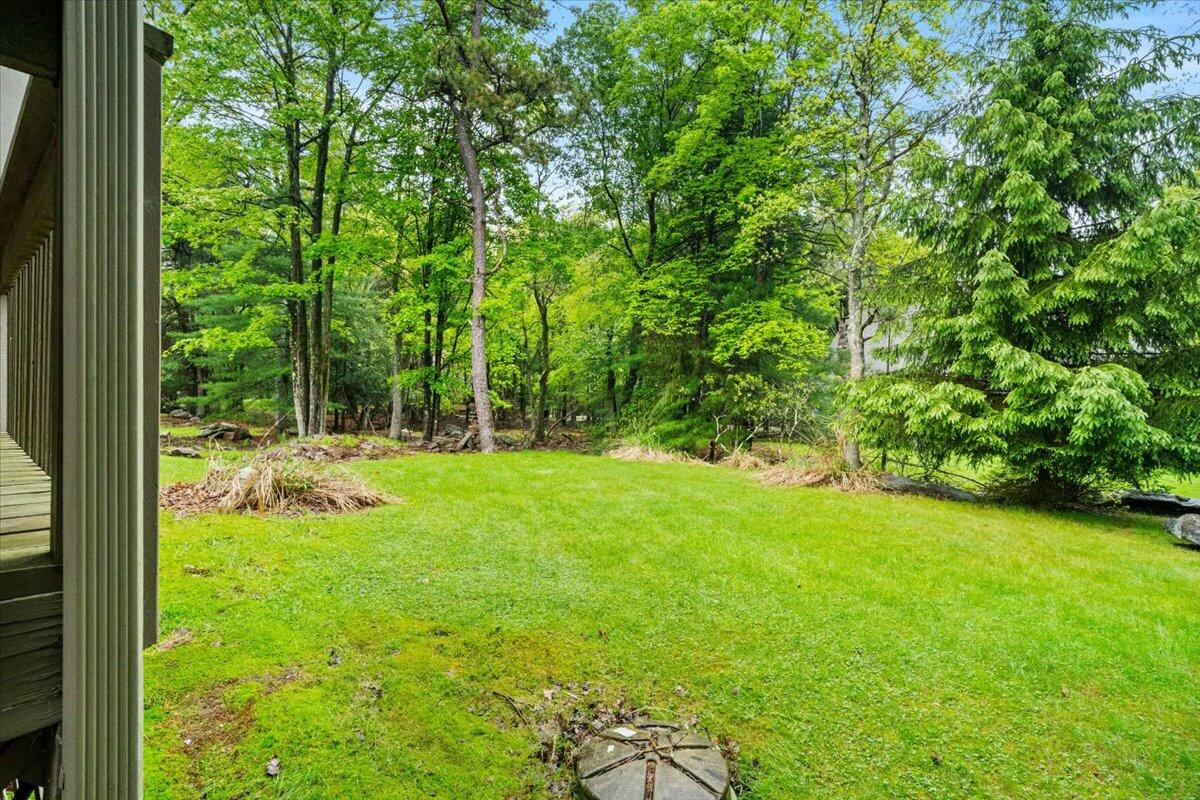 52 Hickory Road Lake Harmony, PA 18624 - Photo 29 of 36 a view of backyard with a small space