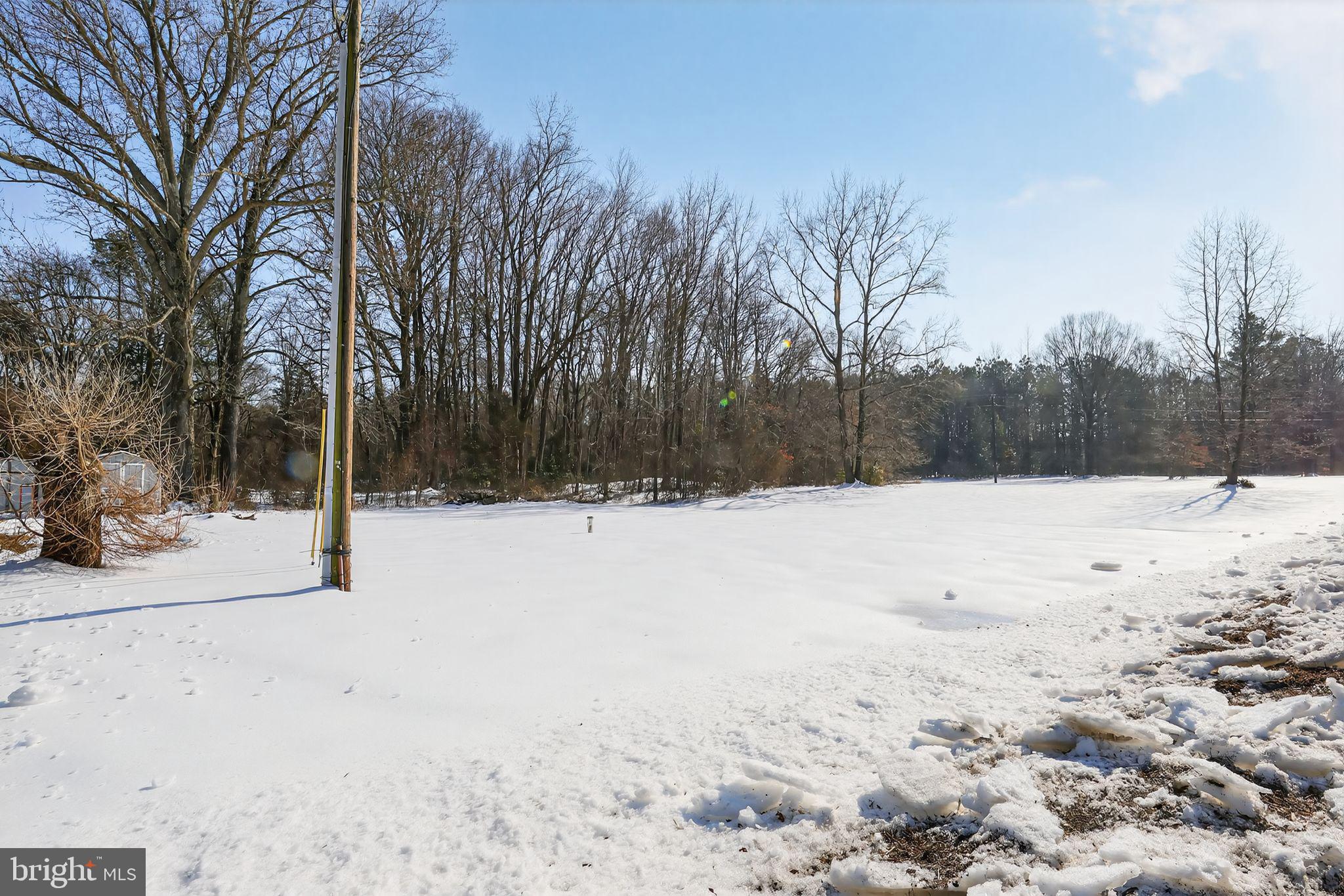 14857 Oakland Road Ridgely, MD 21660 - Photo 4 of 14 a street view covered with snow