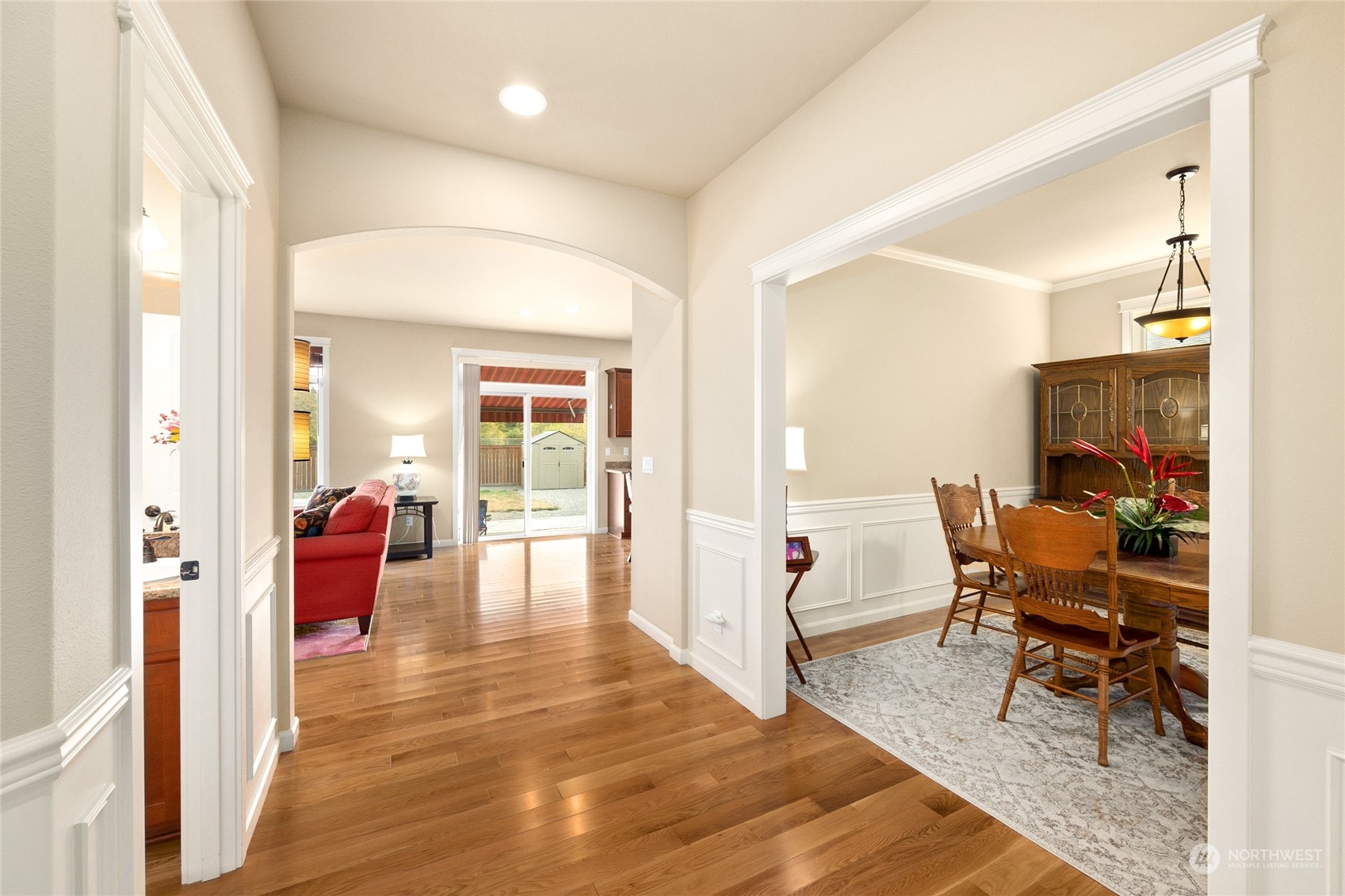 1910 Talbot Road South Renton, WA 98055 - Photo 5 of 26 a living room with furniture and a wooden floor