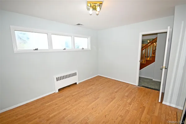 a view of an empty room with window