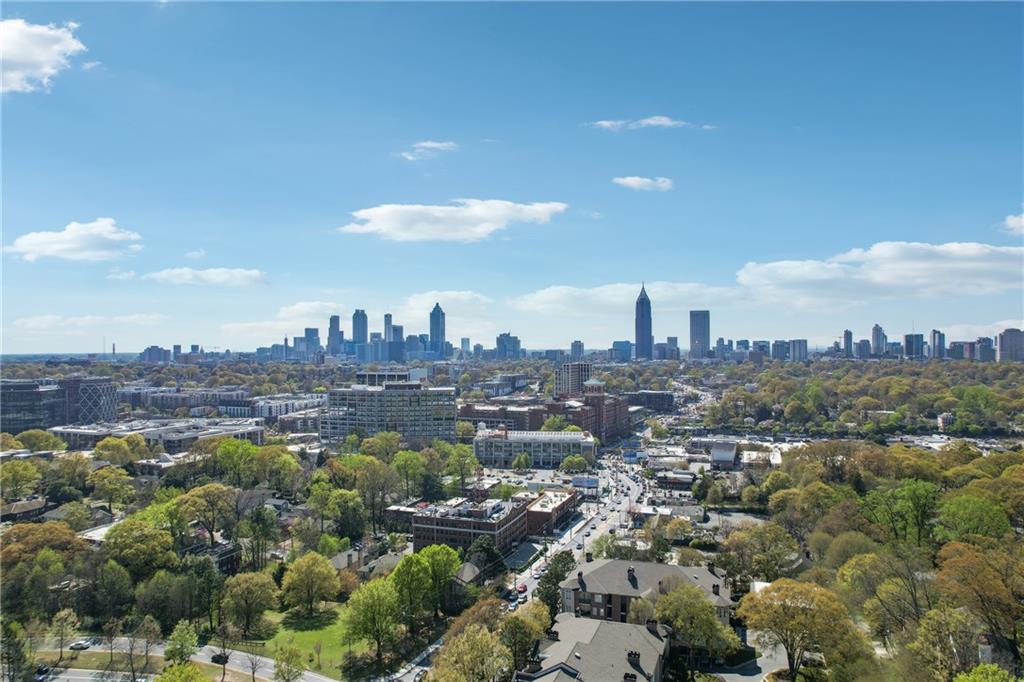 737 Barnett Street Northeast, Unit C4 Atlanta, GA 30306 - Photo 22 of 24 a view of a city