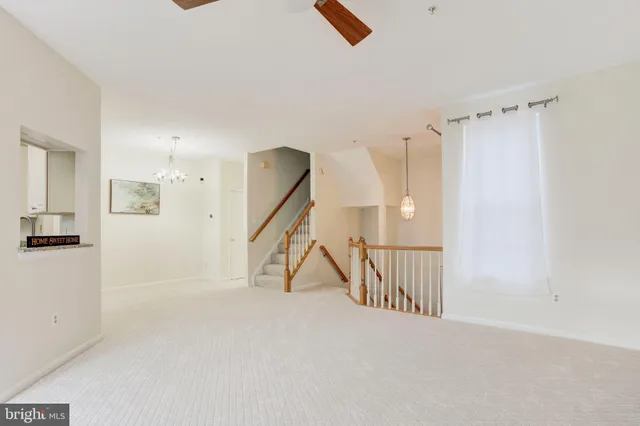 a view of an empty room