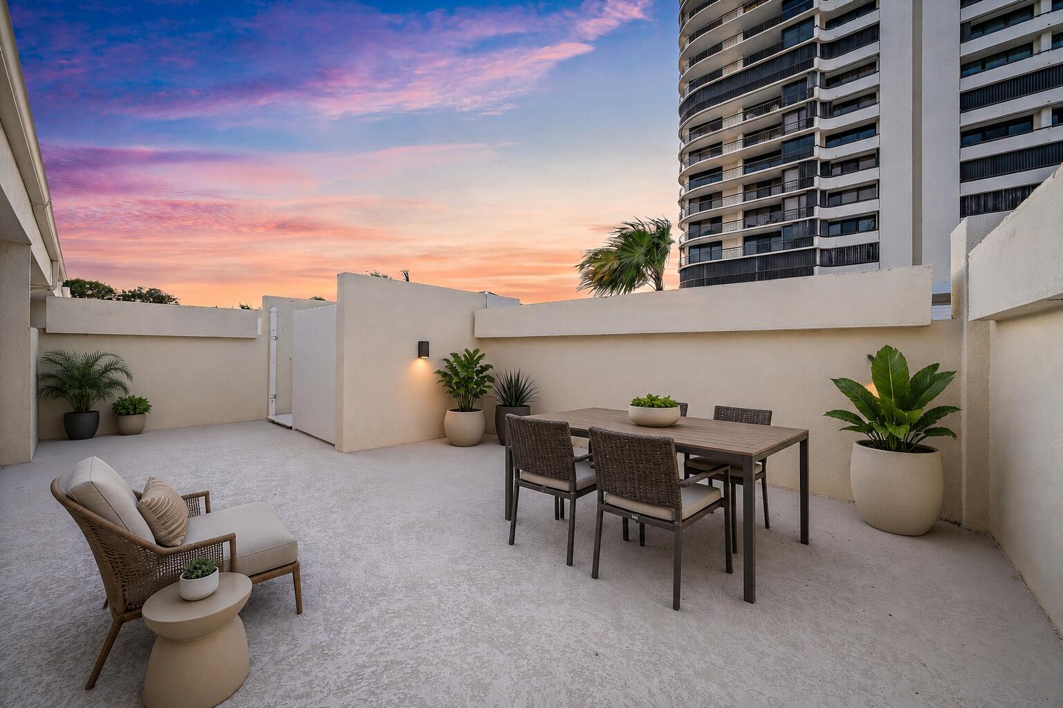 3970 North Ocean Drive, Unit 6 Singer Island, FL 33404 - Photo 27 of 55 Private Courtyard