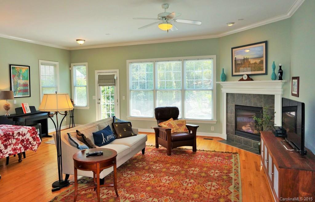 149 Mills Lane Fort Mill, SC 29708 - Photo 9 of 24 a living room with furniture a fireplace and a flat screen tv