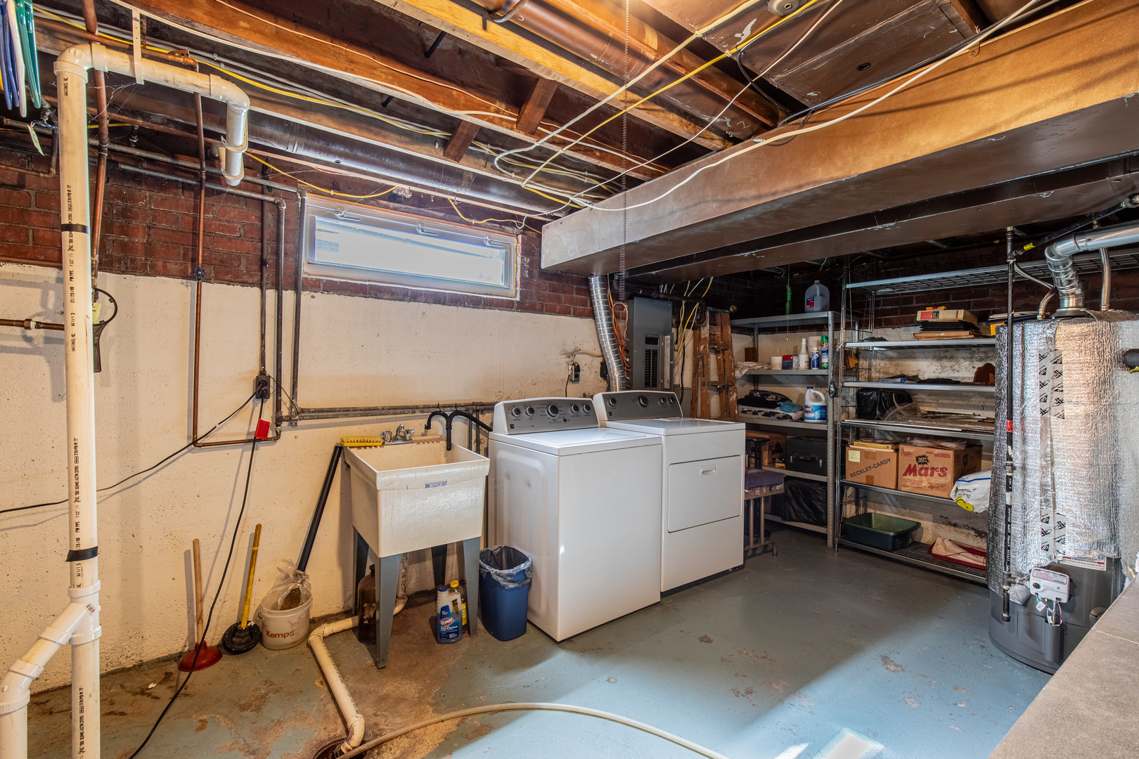 428 East Thompson Street Princeton, IL 61356 - Photo 32 of 32 a view of storage and utility room with washer and dryer