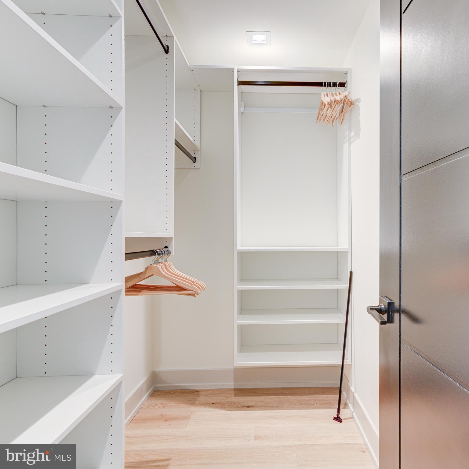 111 South 24th Street Philadelphia, PA 19103 - Photo 48 of 57 a view of walk in closet with empty racks