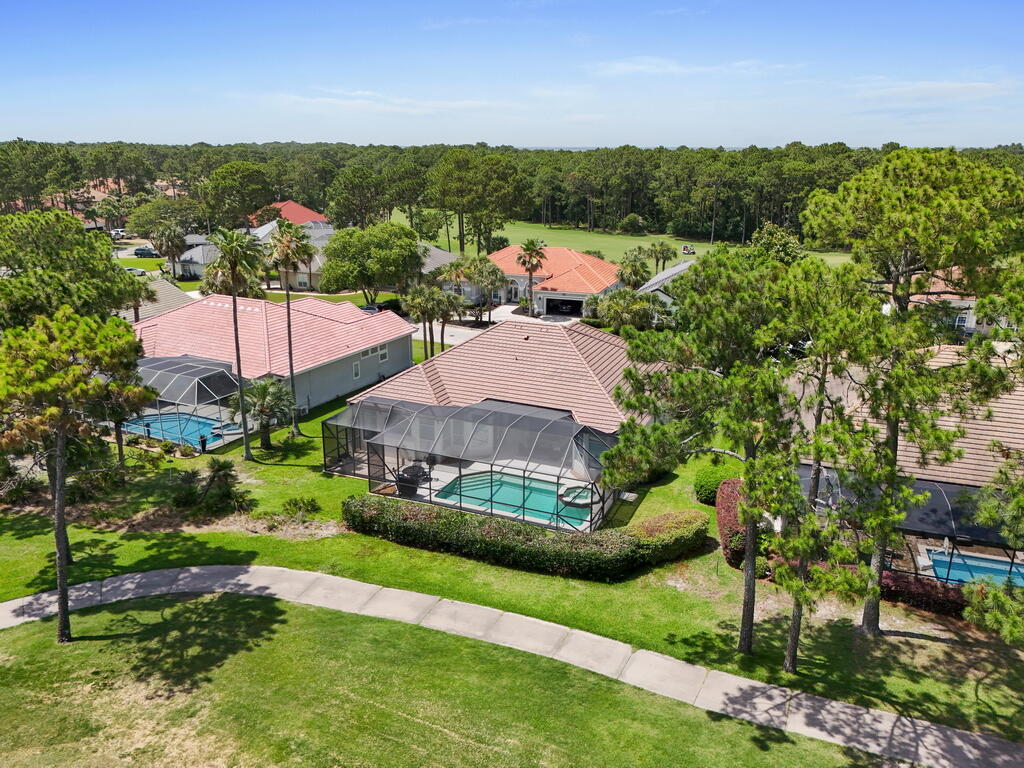527 Indigo Loop Miramar Beach, FL 32550 - Photo 39 of 40 an aerial view of a house with a garden and lake view