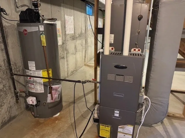 a view of water heater room