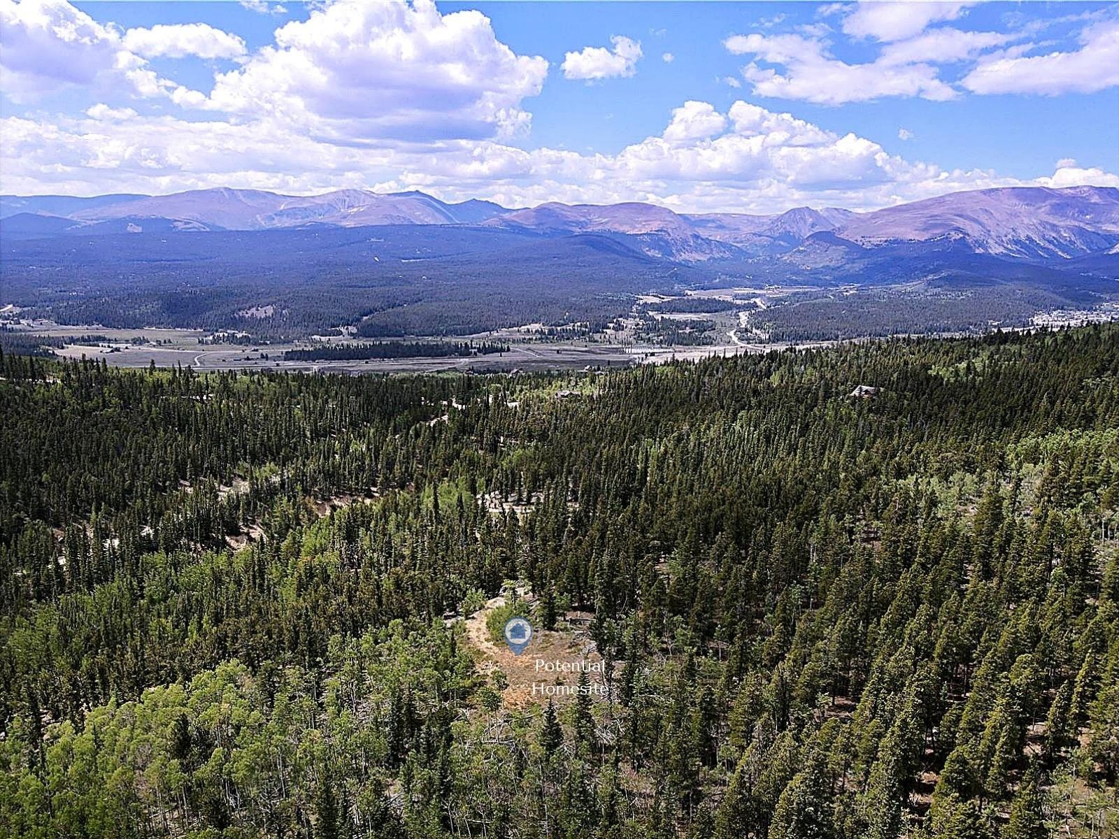 0 Beaver Creek Road Fairplay, CO 80440 - Photo 11 of 26 a view of a city with mountains in the background