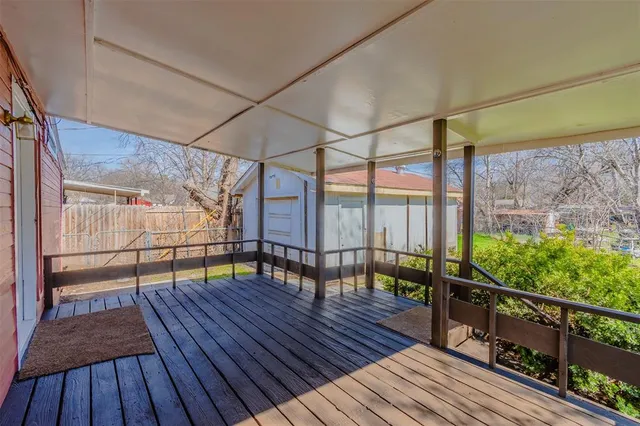 a view of front door