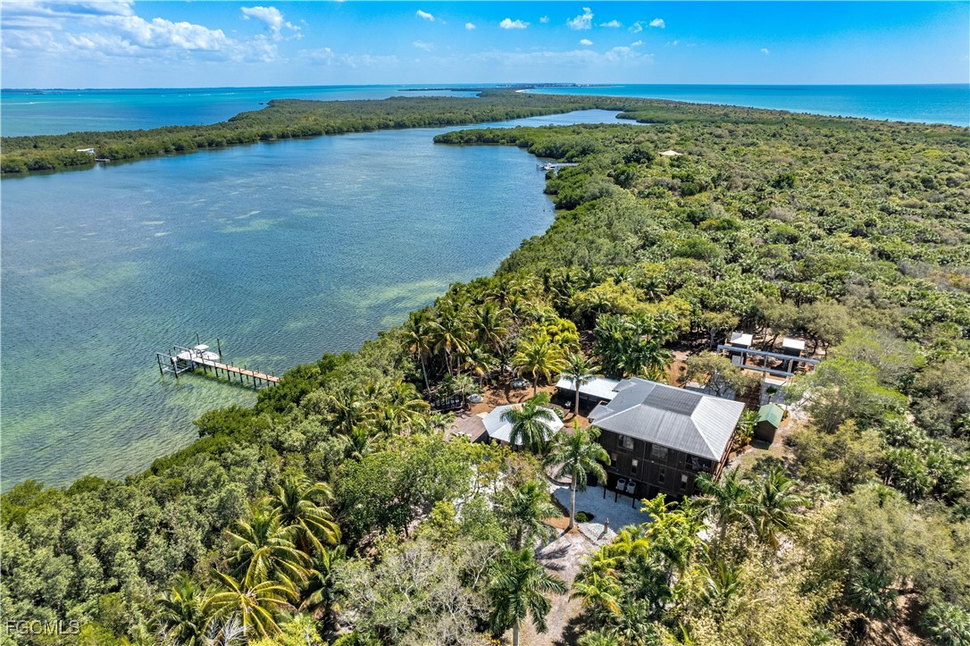 1000 Cayo Costa Boca Grande, FL 33921 - Photo 3 of 47 a view of a lake with lawn chairs and large trees