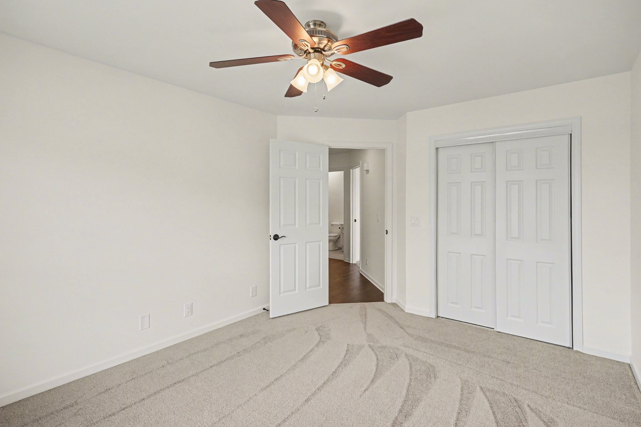 161 Fieldstone Lane Springfield, TN 37172 - Photo 15 of 26 an empty room with closet and a ceiling fan