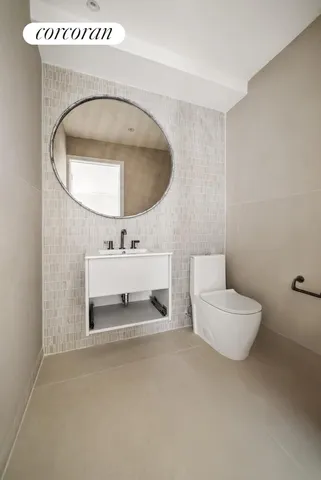 a view of an empty room with windows