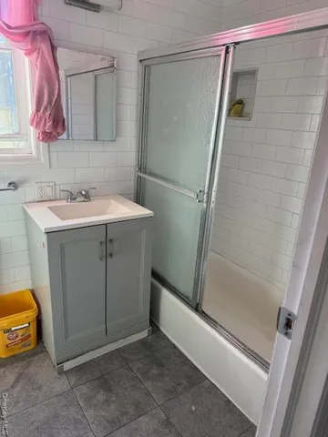 a utility room with a washer and dryer