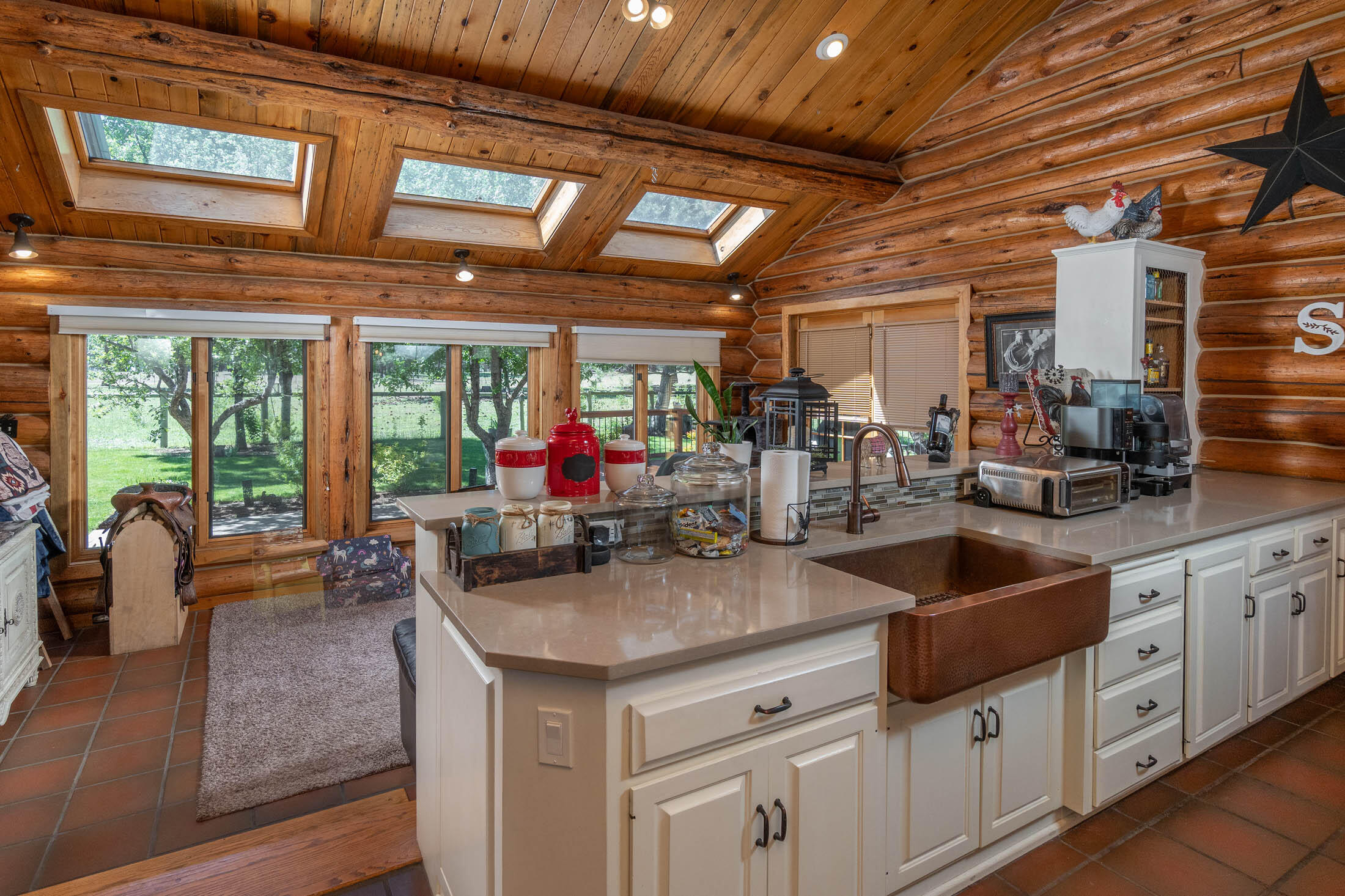 32907 River Bend Road Chiloquin, OR 97624 - Photo 6 of 83 a kitchen with sink and large window